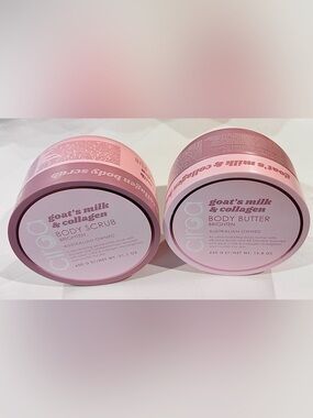 CIROA Goat's Milk & Collagen BODY BUTTER & BODY SCRUB Firming Hydrating DUO NEW!